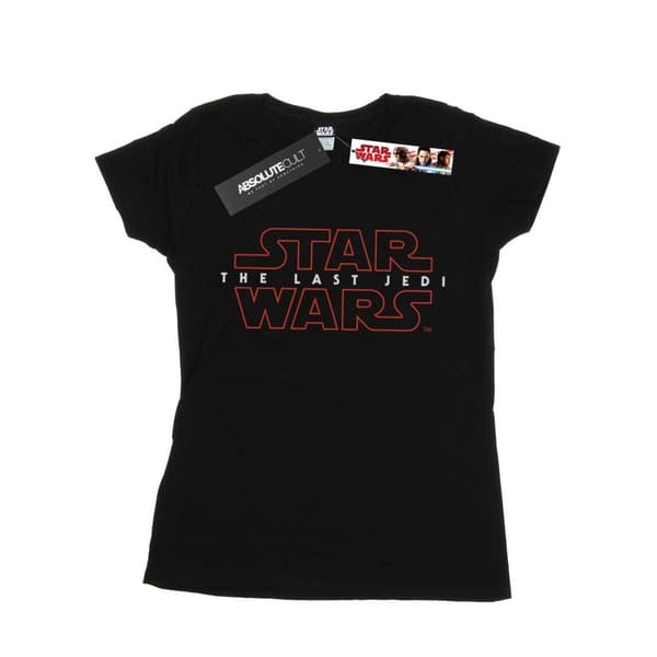 Star Wars Womens/Ladies The Last Jedi Logo Cotton T-Shirt
