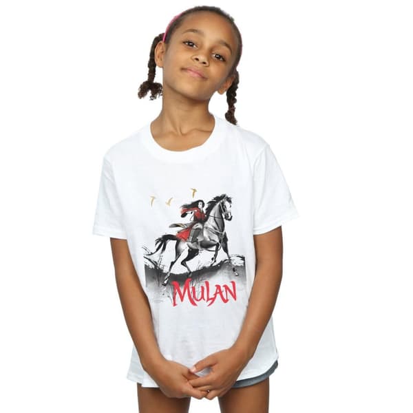Disney Mulan Movie Stride bomulls-T-shirt för flickor