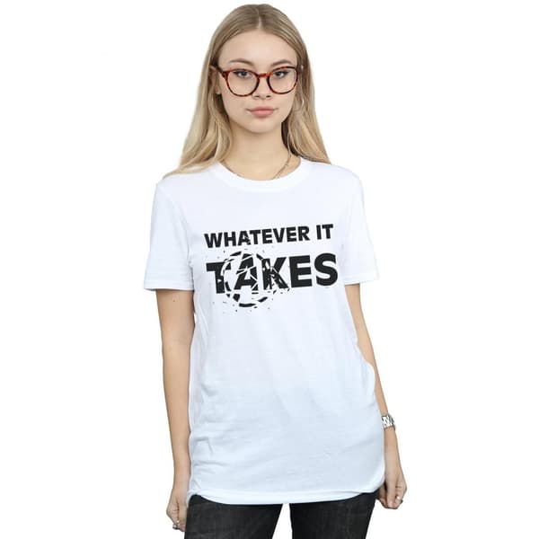 Marvel Womens/Ladies Avengers Endgame Whatever It Takes Cotton Boyfriend T-Shirt