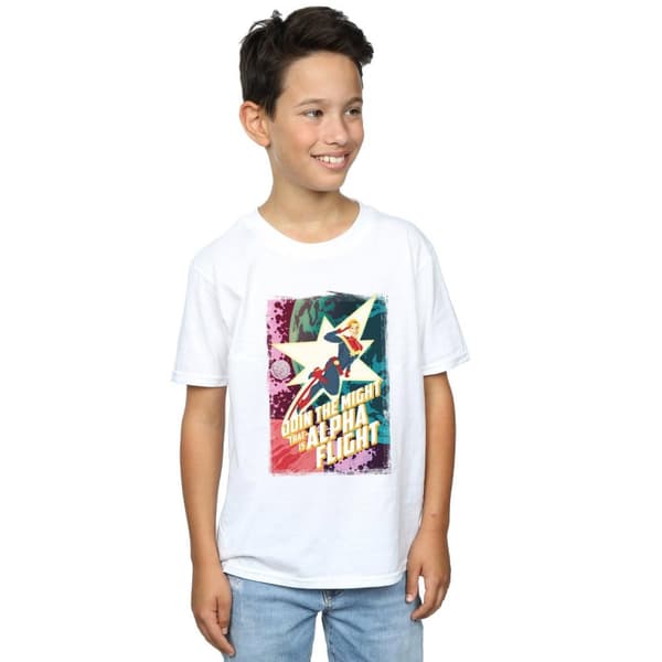 Marvel Boys Captain Marvel Alpha Flight T-Shirt