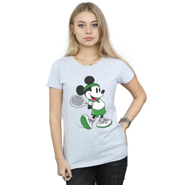 Disney Dam/Tjej Musse Pigg Tennis T-shirt i bomull