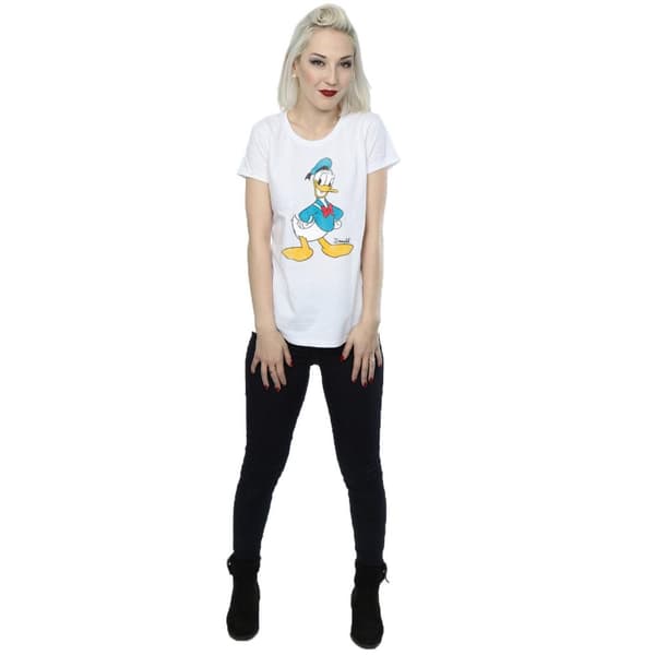 Disney Womens/Ladies Classic Donald Duck Cotton T-Shirt