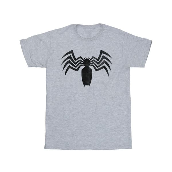 Marvel Mens Venom Spider Logo Emblem T-Shirt
