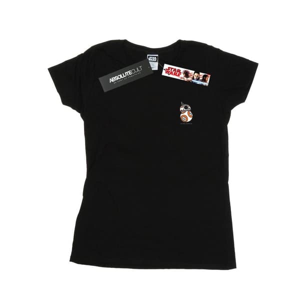 Star Wars Dam/Tjej - The Force Awakens BB-8 - T-shirt i bomull med brösttryck