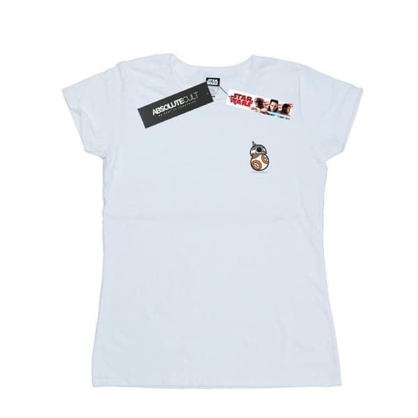 Star Wars Dam/Tjej - The Force Awakens BB-8 - T-shirt i bomull med brösttryck