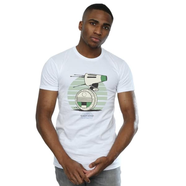 Star Wars The Rise Of Skywalker D-O Rullande Grön T-shirt för Herrar