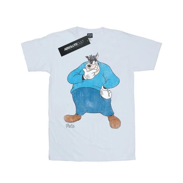 Disney Dam/dam Classic Pete Boyfriend T-shirt i bomull