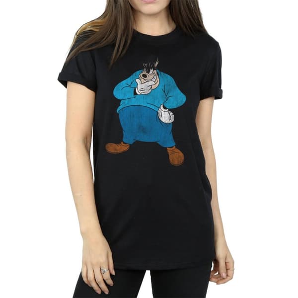 Disney Dam/dam Classic Pete Boyfriend T-shirt i bomull