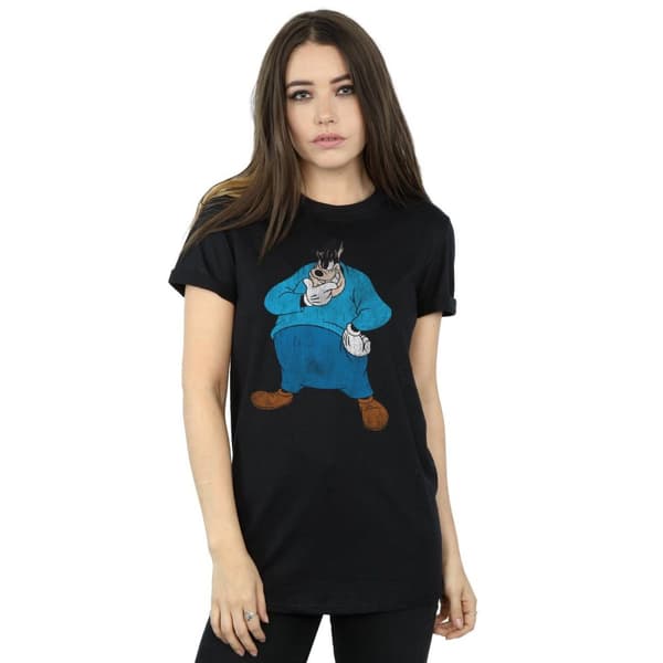 Disney Dam/dam Classic Pete Boyfriend T-shirt i bomull