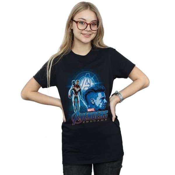 Marvel Womens/Ladies Avengers Endgame Hawkeye Team Suit Cotton Boyfriend T-Shirt