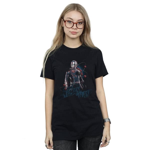 Marvel Dam/Tjej Ant-Man And The Wasp Lab Pose Boyfriend T-shirt i bomull