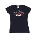 Pikkukuva 1 / 4: Disney Womens/Ladies Minnie Mouse Christmas Holly Cotton T-Shirt