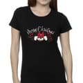 Pikkukuva 3 / 4: Disney Womens/Ladies Minnie Mouse Christmas Holly Cotton T-Shirt