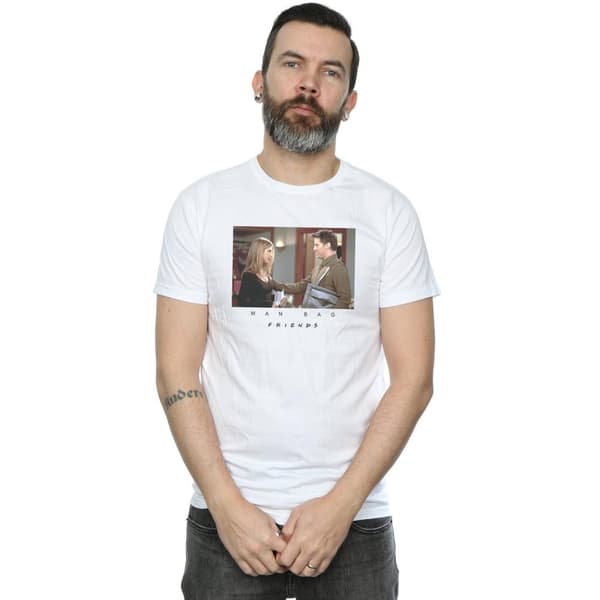 Friends T-shirt för herr med mansväska