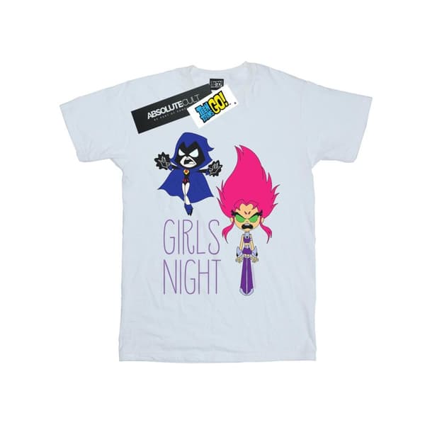 DC Comics T-shirt i bomull för flickor Teen Titans Go Girls Night