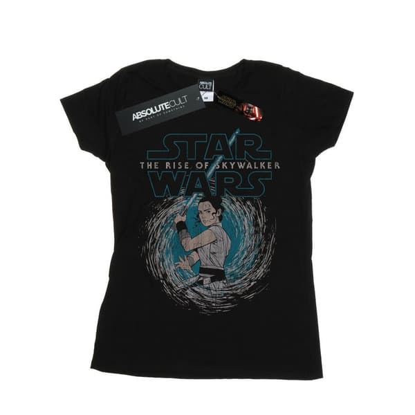 Star Wars Dam/Tjej The Rise Of Skywalker Rey Whirl Bomulls-T-shirt
