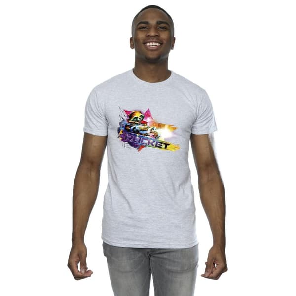 Marvel Mens Guardians Of The Galaxy Abstract Rocket Raccoon T-Shirt