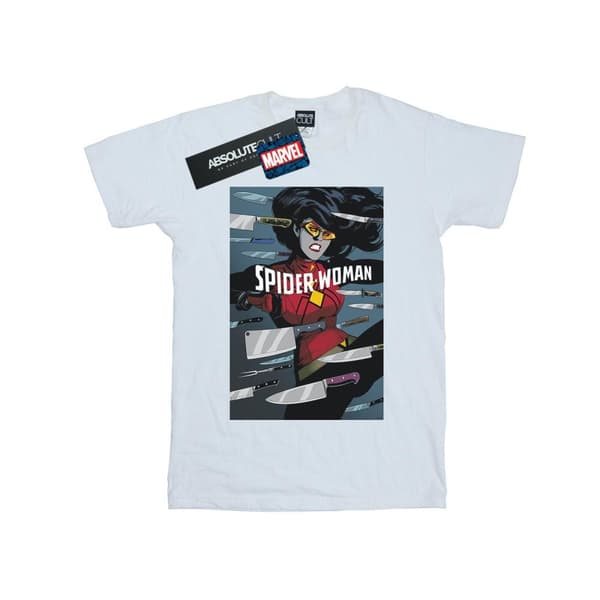 Marvel Womens/Ladies Spider-Woman Cover Cotton Boyfriend T-Shirt