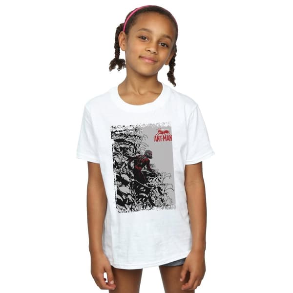 Marvel Girls Ant-Man Army Cotton T-Shirt