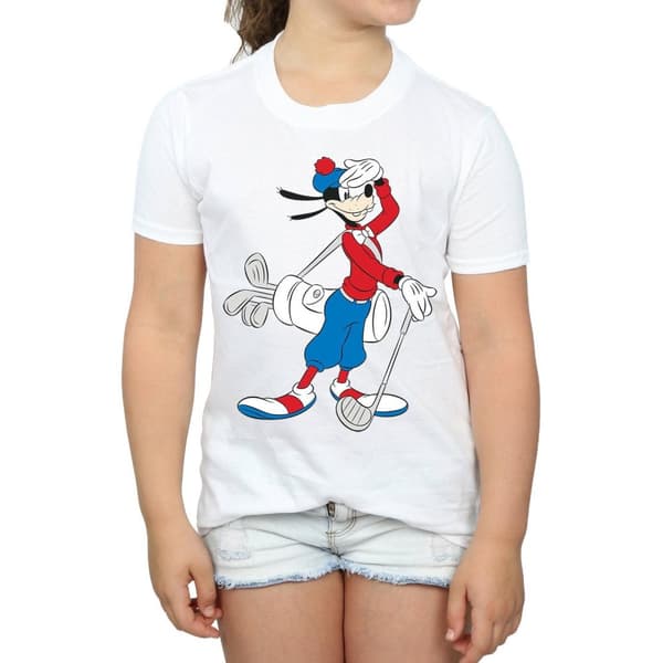 Disney Girls Goofy Golf Cotton T-Shirt