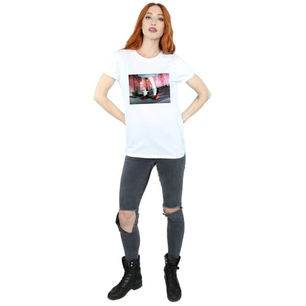 The Wizard Of Oz Womens/Ladies There´s No Place Like Home Cotton Boyfriend T-Shirt