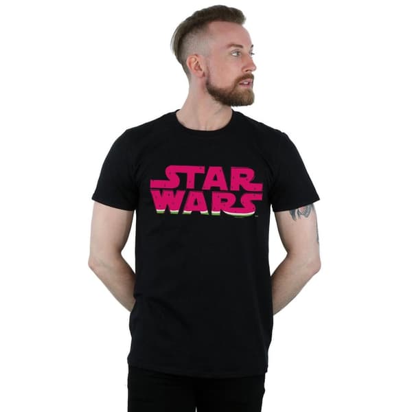 Star Wars Mens Watermelon Logo T-Shirt
