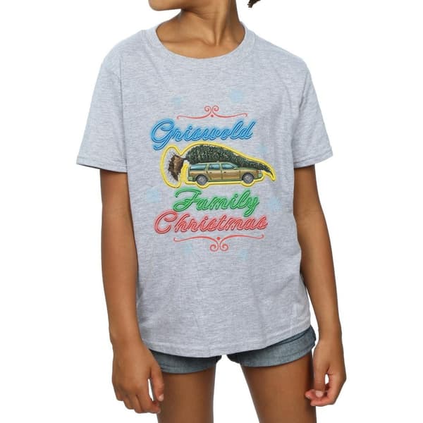 National Lampoon´s Christmas Vacation Girls Griswold Family Christmas Cotton T-Shirt