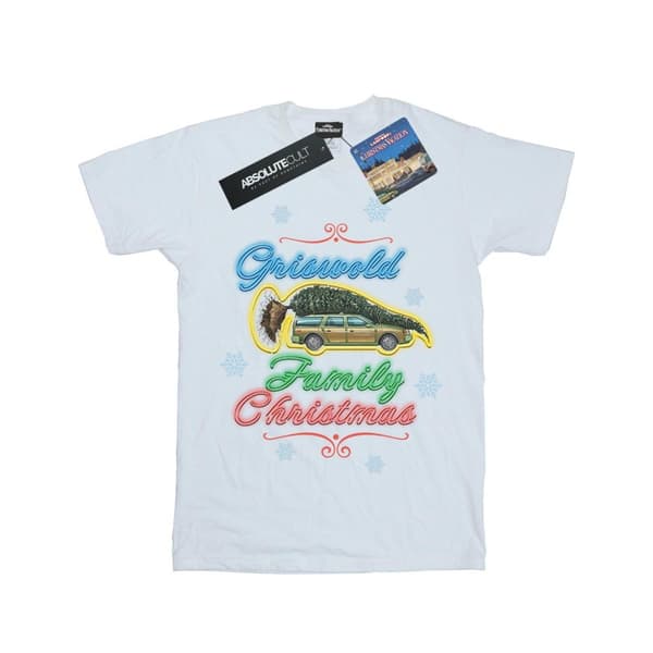 National Lampoon´s Christmas Vacation Griswold-familjens jul-t-shirt i bomull för flickor