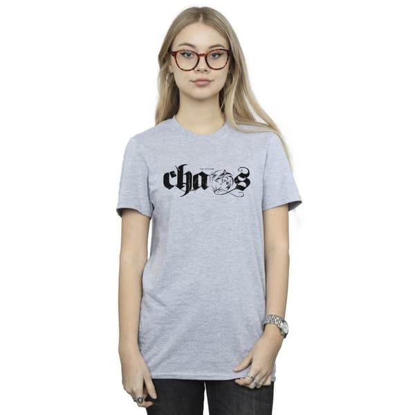 Netflix Womens/Ladies The Witcher Chaos Cotton Boyfriend T-Shirt