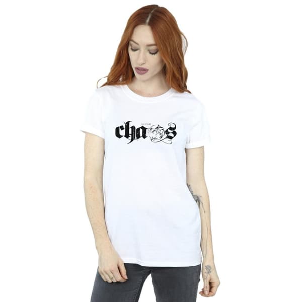Netflix Womens/Ladies The Witcher Chaos Cotton Boyfriend T-Shirt