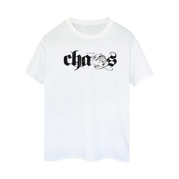Netflix Womens/Ladies The Witcher Chaos Cotton Boyfriend T-Shirt