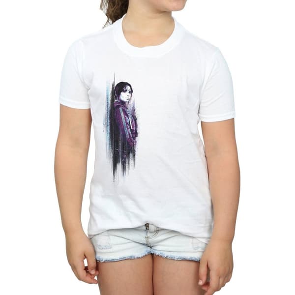 Star Wars Rogue One Jyn T-shirt i borstad bomull för flickor