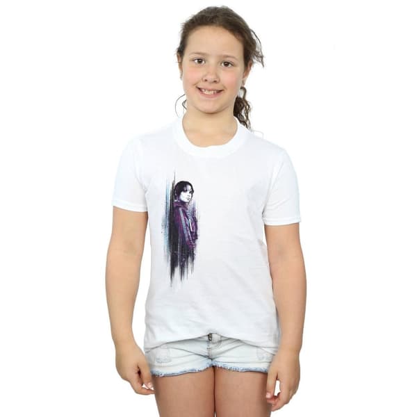 Star Wars Rogue One Jyn T-shirt i borstad bomull för flickor