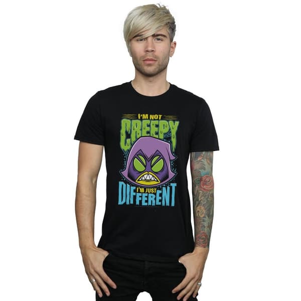 DC Comics Mens Teen Titans Go Creepy Raven T-Shirt