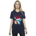 Miniatyrbillede 1 af 2: Disney Womens/Ladies Lilo And Stitch Cheer Cotton Boyfriend T-Shirt