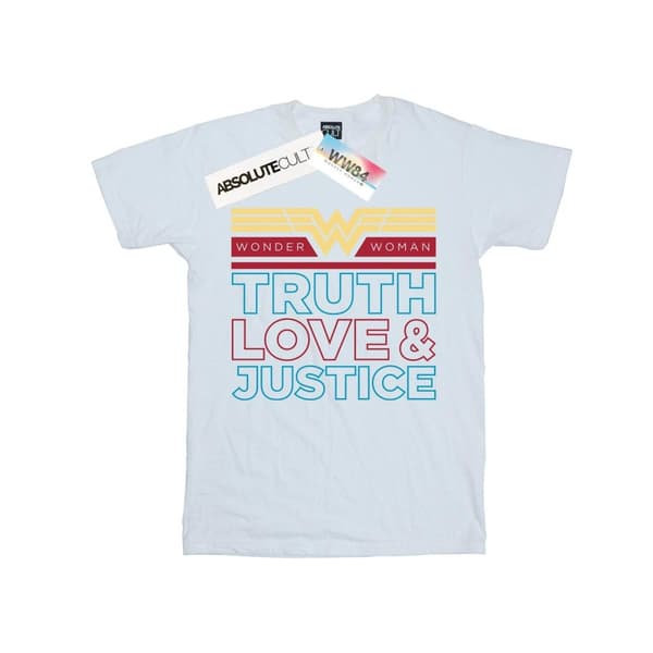 DC Comics Wonder Woman 84 Truth Love And Justice - T-shirt för pojkar