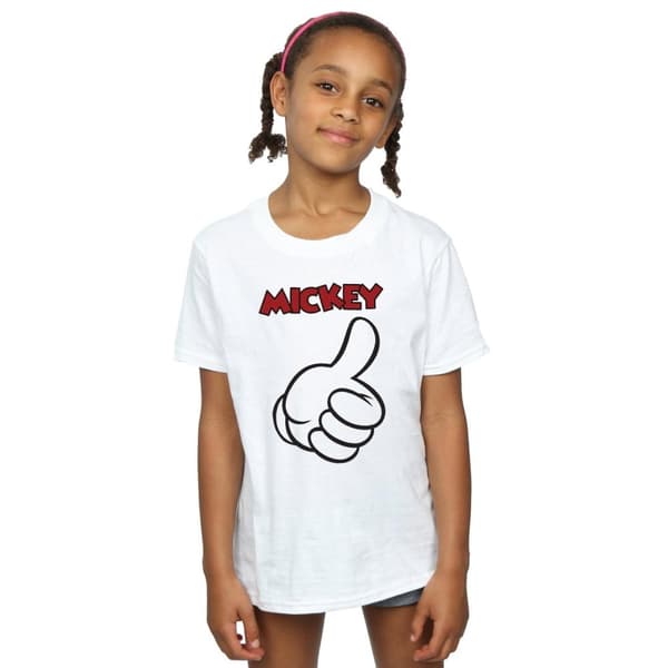 Disney Musse Pigg Thumbs Up T-shirt i bomull för flickor