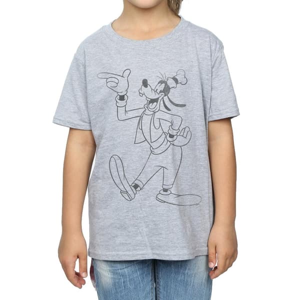 Disney Girls Goofy Classic Baseball T-shirt i bomull