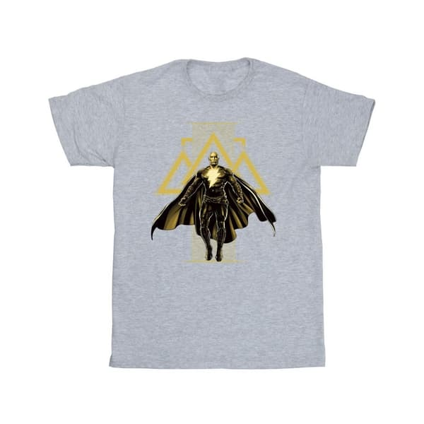 DC Comics Girls Black Adam Rising Golden Symbols Cotton T-Shirt
