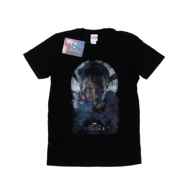 Marvel Mens Doctor Strange Poster T-Shirt Black XL