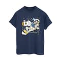 Miniatyrbild 1 av 3: Disney Dam/dam Goofy Reading In Space Boyfriend T-shirt i bomull
