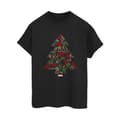 Miniatyrbillede 1 af 3: Marvel Womens/Ladies Avengers Christmas Tree Cotton Boyfriend T-Shirt