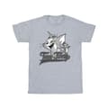 Miniatyrbilde 1 av 2: Tom And Jerry Mens Greyscale Square T-Shirt