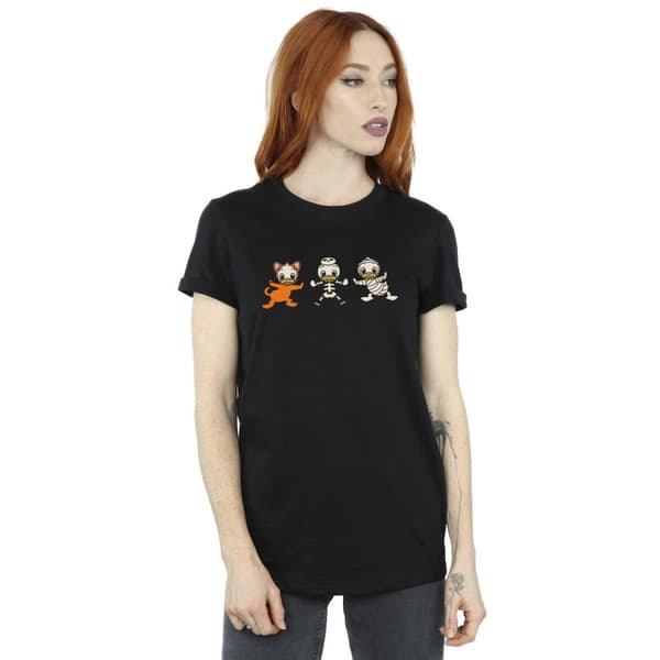 Disney Dam/kvinnor Duck Tales Halloweenkostymer Bomull Boyfriend T-shirt