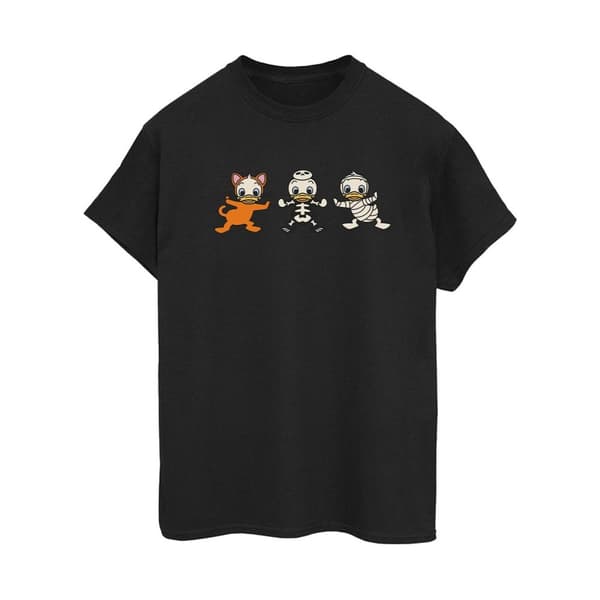 Disney Dam/kvinnor Duck Tales Halloweenkostymer Bomull Boyfriend T-shirt