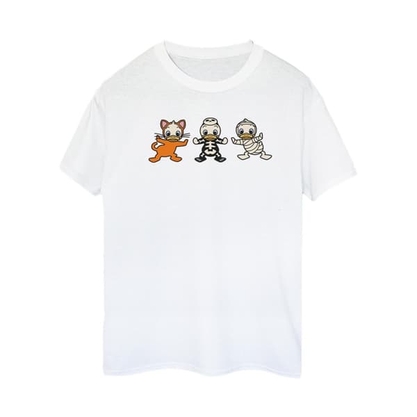 Disney Womens/Ladies Duck Tales Halloween Costumes Cotton Boyfriend T-Shirt