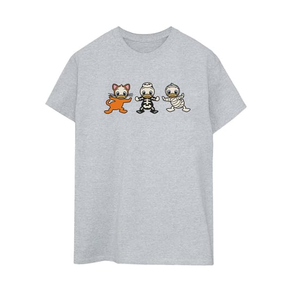 Disney Dam/kvinnor Duck Tales Halloweenkostymer Bomull Boyfriend T-shirt