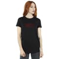 Miniatyrbild 2 av 3: Netflix Dam/Tjej Stranger Things Glow Logo Boyfriend T-shirt i bomull
