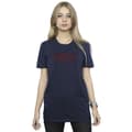Miniatyrbild 2 av 3: Netflix Dam/Tjej Stranger Things Glow Logo Boyfriend T-shirt i bomull