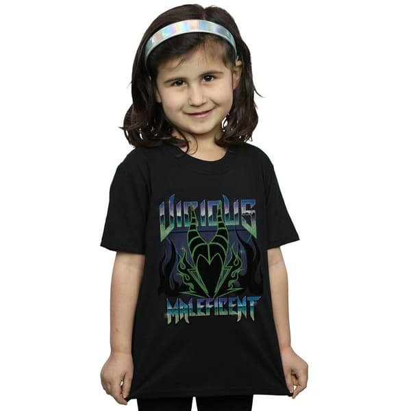Disney Vicious Maleficent bomulls-T-shirt för flickor